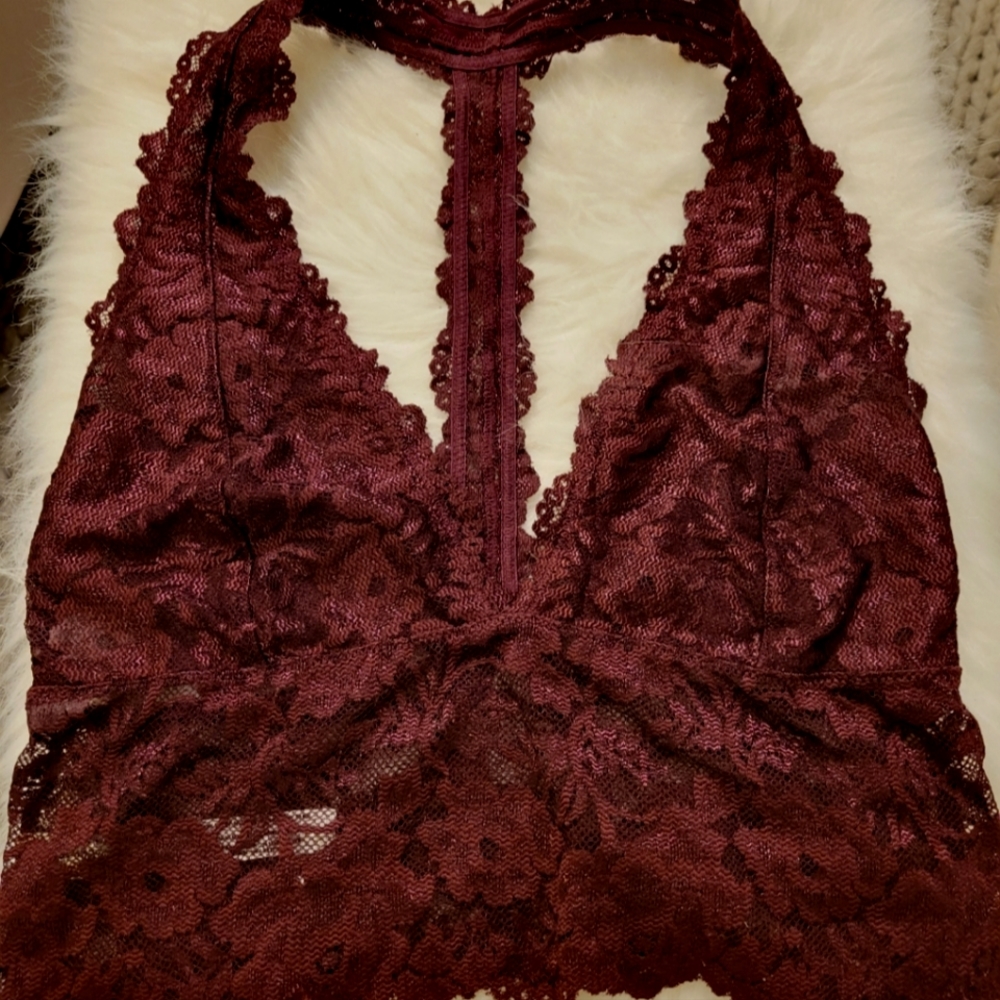 Free People Halter Bralette Large